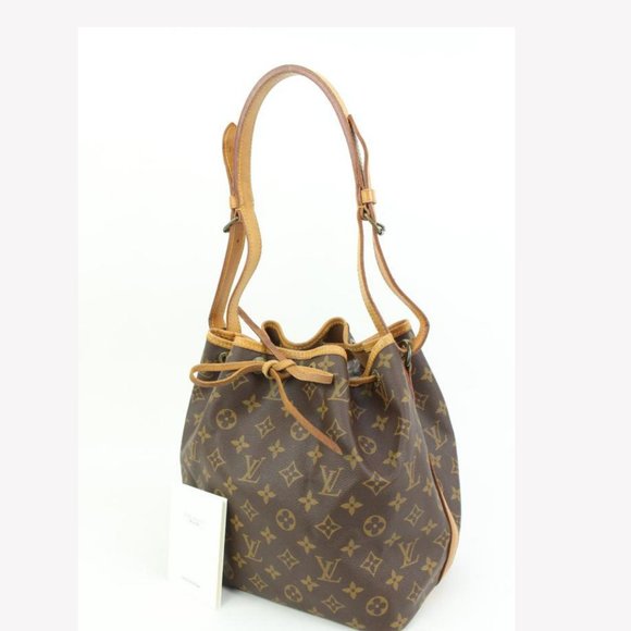 Louis Vuitton Monogram Petit Noe Drawstring Bucket Hobo 44lk91 - Picture 2 of 12